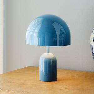 Tom Dixon Lampada da tavolo a batteria BELL PORTABLE, azzurro 28 cm IP44 dimmerabile, Blu, Soggiorno / Sala da pranzo, Plastica, Design