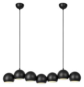 Lampadario nero con paralume in metallo Cupolo – Markslöjd