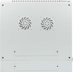 Armadio da 19" 6U 600x600 grigio Lanberg a due sezioni per installazione a rack a parete (confezione piatta)