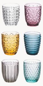 Set di 6 bicchieri Geometrie