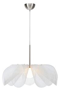 Lampadario bianco con paralume in vetro ø 75 cm Styrka – Markslöjd