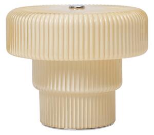 Lampade da tavolo ferm LIVING, dimmerabile, Beige, Soggiorno, Vetro
