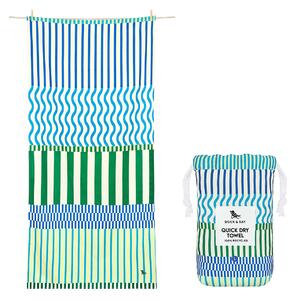 TELO EXTRA LARGE BEACH TOWELS BLUEBERRY SPRITZ DOCK & BAY MULTICOLOR