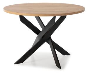 Tavolo da pranzo rotondo con piano in rovere 120x120 cm Ther - Marckeric
