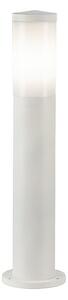 PANAMA PALO BASSO E27 Palo in pressofusione di alluminio Dimensioni 13x8,8xh 50 cm Diffusore in termoplastico opalino colore BIANCO