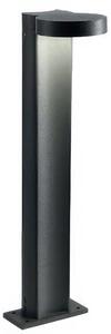 Struttura in alluminio pressofuso DOT PALO BASSO 10W LED 4000K Dimensione Diffusore in vetro trasparente colore GRAFITE