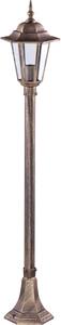Lampada da giardino a colonna, lanterna dorata Kaja STANDARD K-6009B NERO/ORO