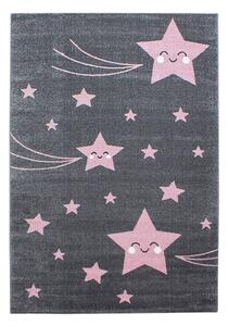 Tappeto per bambini rosa e grigio 160x230 cm Kids - Ayyildiz Carpets