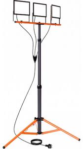 Proiettore LED con stativo 3xLED/100W/230V 4500K IP65 nero/arancione