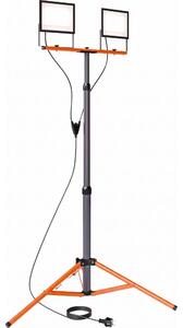 Proiettore LED con stativo 2xLED/100W/230V 4500K IP65 nero/arancione