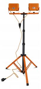 Proiettore LED con stativo 2xLED/50W/230V 4500K IP65 arancione