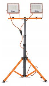 Proiettore LED con treppiede 2xLED/50W/230V 4500K IP65 arancione