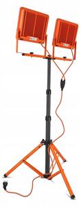 Faro LED con stativo 2xLED/100W/230V 4500K IP65 arancione