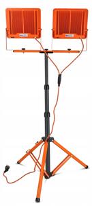 Faro LED con stativo 2xLED/100W/230V 4500K IP65 arancione