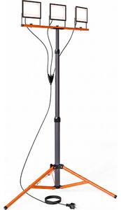 Faretto LED con stativo 3xLED/50W/230V 4500K IP65 nero/arancione