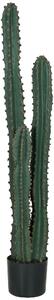 Outsunny Cactus artificiale ad altissimo realismo grande pianta artificiale di grandi dimensioni dim. Ø 18 x 120H cm verde