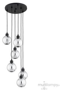 Lampada a sospensione PENDANT LANNA 6xE14 nera