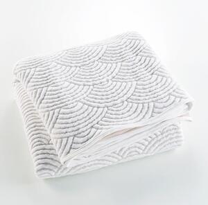 Set con copriletto e federa bianco/beige in jersey 220x240 cm Cassandra – douceur d'intérieur