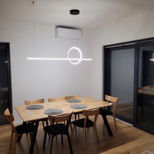 Lampada a sospensione a LED SIBIU 42 W 4000 K, nera