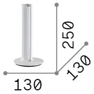 IDEAL LUX Lampada da tavolo Dorica, dimmerabile, Ottone / Oro, Soggiorno / Sala da pranzo, Alluminio, Moderno, Lampada da tavolo