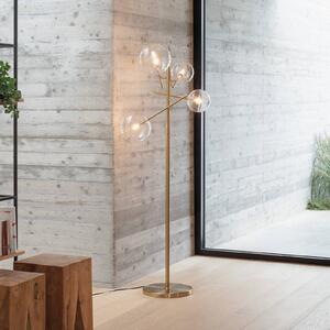 IDEAL LUX Lampada da terra Equinoxe, Ottone / Oro, Soggiorno / Sala da pranzo, Metallo, Lampada da terra