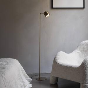 IDEAL LUX Lampada da terra Dodo, dimmerabile, Ottone / Oro, Soggiorno / Sala da pranzo, Metallo, Moderno, Lampada da terra