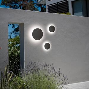 IDEAL LUX Applique da esterni a LED Punto, Nero, Metallo, Moderno, Applique LED da esterni
