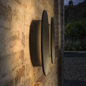 IDEAL LUX Applique da esterni a LED Punto, Nero, Metallo, Moderno, Applique LED da esterni
