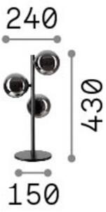 IDEAL LUX Lampada da tavolo Perlage, Ottone / Oro, Soggiorno / Sala da pranzo, Metallo, Lampada da tavolo