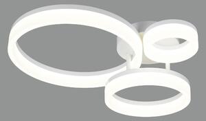 Plafoniera LED, bianca, moderna, L 51 cm