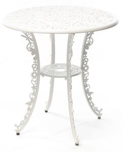 TAVOLO SELETTI IN ALLUMINIO INDUSTRY COLLECTION 70 X 74CM BIANCO ART. 18687BIA