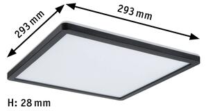 Paulmann 79921 - Pannello LED dimmerabile 16W ATRIA 230V 3000K 29,3x29,3 cm, nero