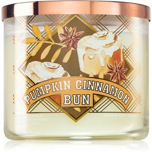 Bath & Body Works Pumpkin Cinnamon Bun candela profumata 411 g