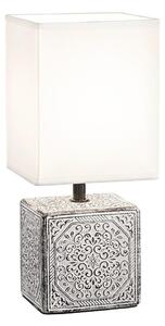 Ideal Lux - Lampada da tavolo KALI 1xE14/40W/230V bianco/grigio