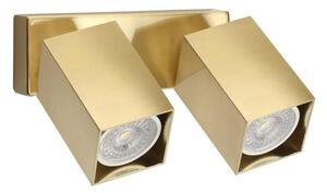 Ideal Lux - Faretto LED da parete orientabile DYNAMITE 2xGU10/7W/230V CRI 90 ottone