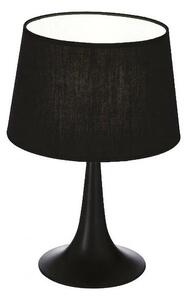 Ideal Lux - Lampada da tavolo LONDON 1xE27/60W/230V nera