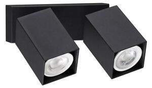Ideal Lux - Faretto da parete a LED DYNAMITE 2xGU10/7W/230V CRI 90 nero