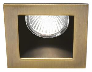 Ideal Lux - Faretto da incasso FUNKY 1xGU10/50W/230V 9x9 cm ottone