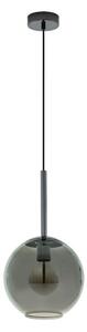 Eglo 97633 - Lampada a sospensione con cavo TINDARI 1xE27/60W/230V nero fumé