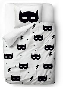 Biancheria da letto per bambini in cotone sateen Fox Hero, 140 x 200 cm Batman - Butter Kings