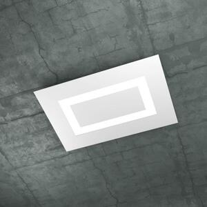 Carpet rettangolare piccola 4 luci bianco 1137-rp-bi