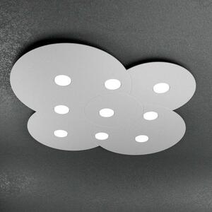 Cloud plafoniera 9 luci grigio 1128-pl9-gr