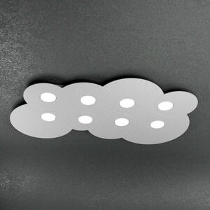 Cloud plafoniera 8 luci grigio 1128-pl8 r-gr