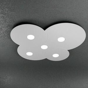 Cloud plafoniera 5 luci grigio 1128-pl5-gr