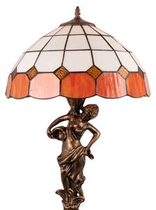 Brilagi - Lampada da tavolo in vetro Tiffany SIENNA 1xE27/60W/230V
