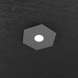 Hexagon applique-plafoniera 1 luce grigio antracite 1142-1l-ga