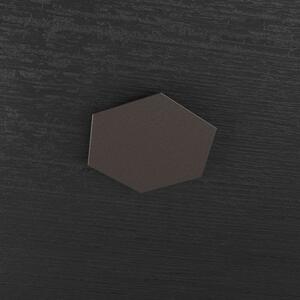 Hexagon applique-plafoniera decorativo marrone 1142-1d-ma