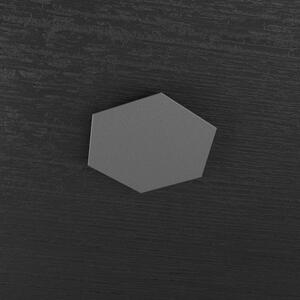 Hexagon applique-plafoniera decorativo grigio antracite 1142-1d-ga