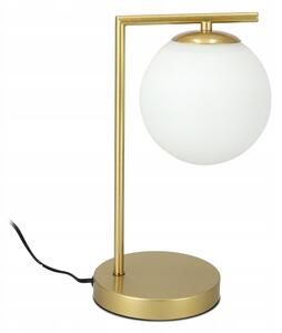 Lampada da tavolo 1xE27/40W/230V oro/bianco