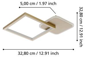Eglo 900424 - Plafoniera LED dimmerabile GAFARES LED/15W/230V oro + tc